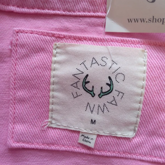 Fantastic Fawn Pink Jean Jacket - Picture 8 of 9